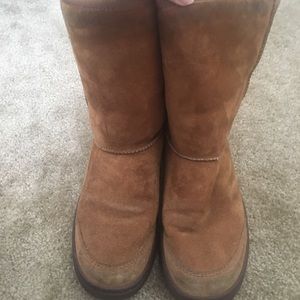 Chestnut Original Short Uggs Hard Bottom Sole
